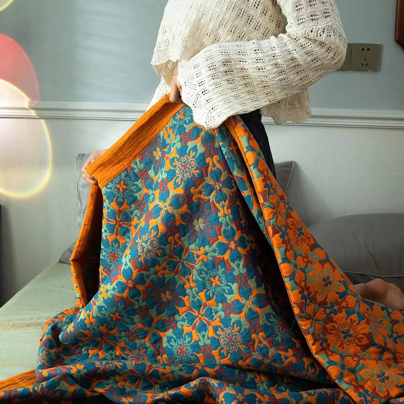 Throw Blanket Silky Premium Fabric Machine Washable