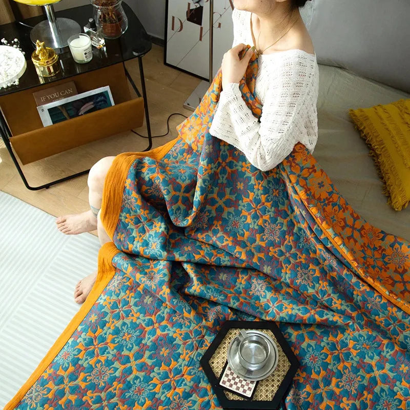 Throw Blanket Silky Premium Fabric Machine Washable