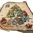 Throw Blanket Soft Fleece Nutcracker & Stars