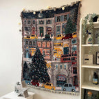 Throw Blanket Soft Fleece Nutcracker & Stars