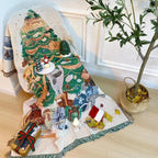 Throw Blanket Soft Fleece Nutcracker & Stars