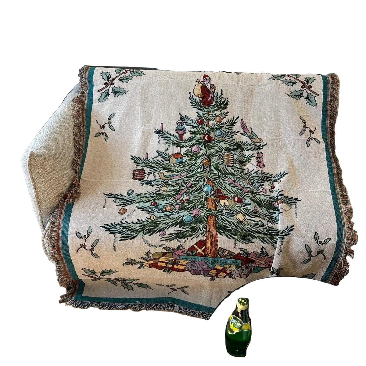 Throw Blanket Soft Fleece Nutcracker & Stars