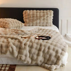 Throw Blanket Ultra-Soft Faux Fur Large 63 x 79