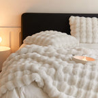 Throw Blanket Ultra-Soft Faux Fur Large 63 x 79