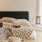 Throw Blanket Ultra-Soft Faux Fur Large 63 x 79