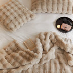 Throw Blanket Ultra-Soft Faux Fur Large 63 x 79