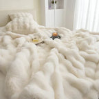 Throw Blanket Ultra-Soft Faux Fur Large 63 x 79