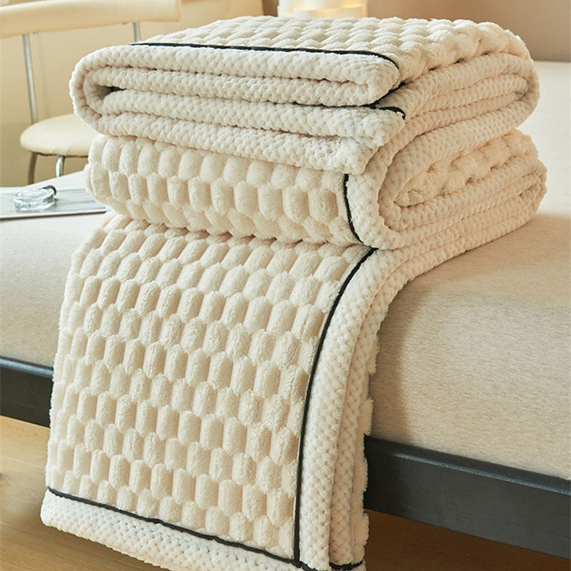 Throw Blanket Ultra-Soft Flannel Fleece Velvet Print