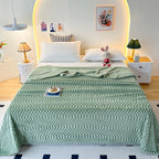 Throw Blanket Ultra-Soft Microfiber Pebble Texture