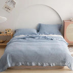 Throw Blanket Waffle Texture Cotton Blend All-Season