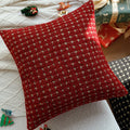 Throw Pillow 18x18 Bouclé Houndstooth Polyester Insert