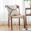 Throw Pillow Cover Boho Tufted Tassel Corners Hidden Zipper