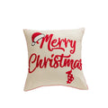 Throw Pillow Cover Chenille Embroidery Piped Edge & Hidden Zipper