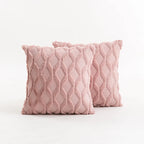 Throw Pillow Cover Diamond Tufted Chenille Concealed Zipper