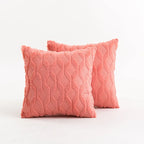 Throw Pillow Cover Diamond Tufted Chenille Concealed Zipper
