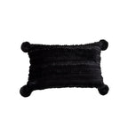 Throw Pillow Cover Plaid Woven Cotton Linen Hidden Zipper