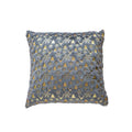Throw Pillow Cover Plush Velvet Gold Foil Hidden Zipper