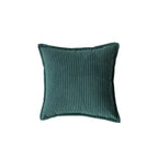 Throw Pillow Cover Ribbed Corduroy Hidden Zipper Machine Washable