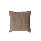 Throw Pillow Cover Ribbed Corduroy Hidden Zipper Machine Washable