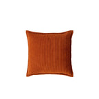 Throw Pillow Cover Ribbed Corduroy Hidden Zipper Machine Washable