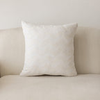 Throw Pillow Cover Woven Chevron Hidden Zipper Machine Washable