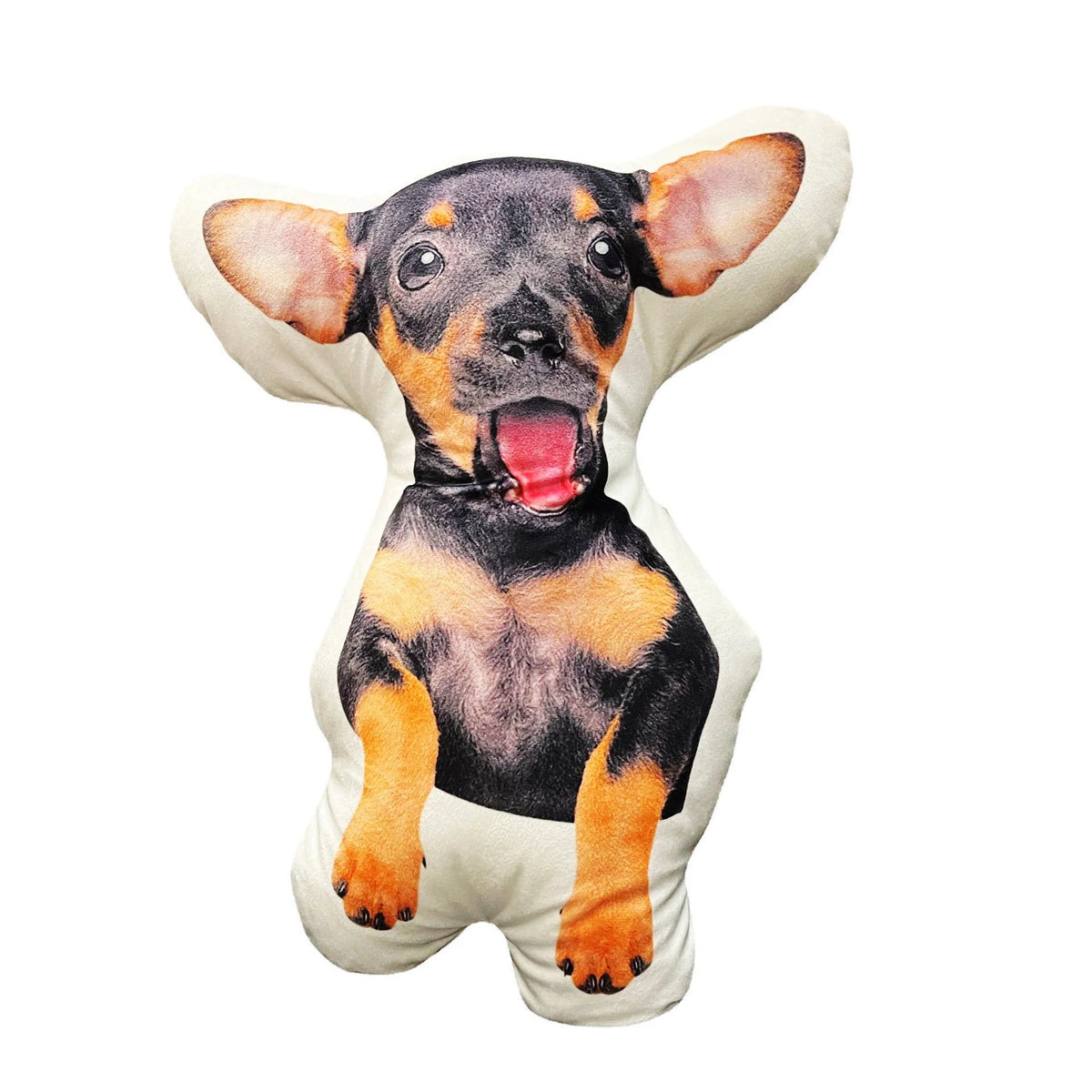 Throw Pillow Double-Sided Cartoon Print Polyester Cover & Plush Filling