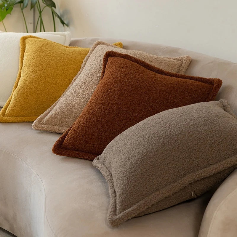 Throw Pillow Teddy Fleece Padded Insert 18x18