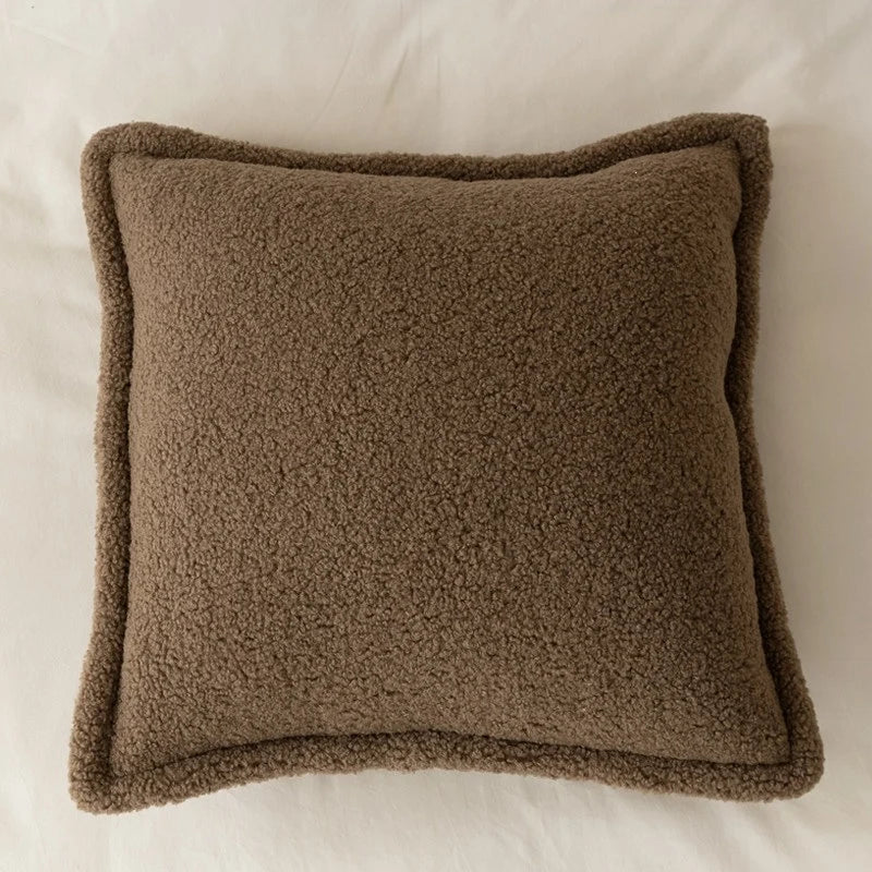Throw Pillow Teddy Fleece Padded Insert 18x18