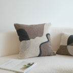 Throw Pillow Textured Floral Removable Cover & Soft Filling