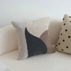 Throw Pillow Textured Floral Removable Cover & Soft Filling