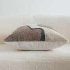 Throw Pillow Textured Floral Removable Cover & Soft Filling
