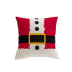 Throw Pillow Tufted Chenille Hidden Zipper 18 Inch Square