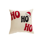 Throw Pillow Tufted Chenille Hidden Zipper 18 Inch Square