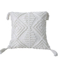 Throw Pillow Tufted Diamond Cotton Removable Cover