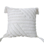 Throw Pillow Tufted Diamond Cotton Removable Cover