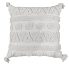 Throw Pillow Tufted Diamond Cotton Removable Cover