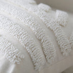 Throw Pillow Tufted Diamond Cotton Removable Cover