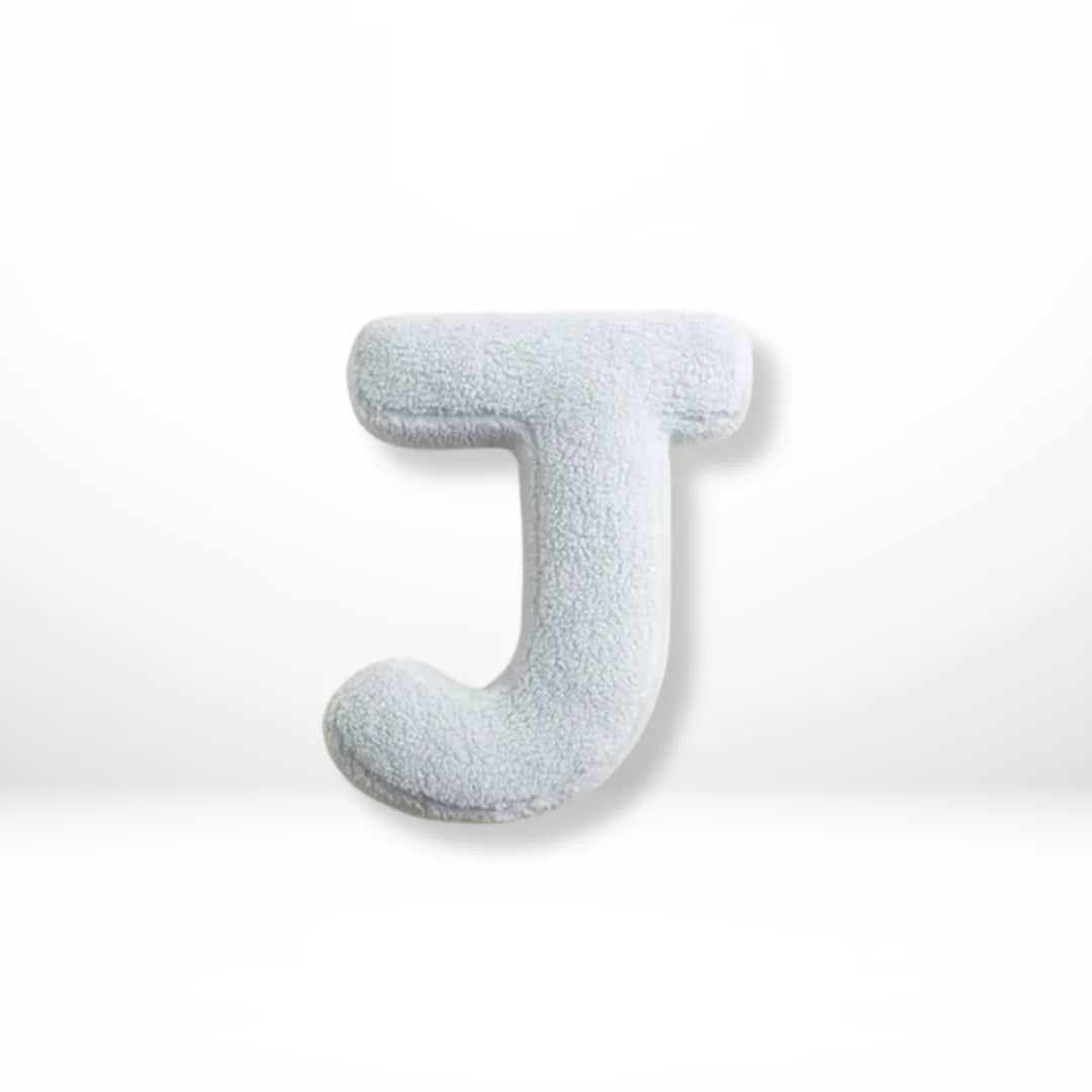 Throw Pillow Velvet Monogram A to Z