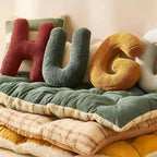 Throw Pillow Velvet Monogram A to Z