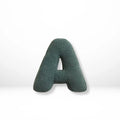 Throw Pillow Velvet Monogram A to Z