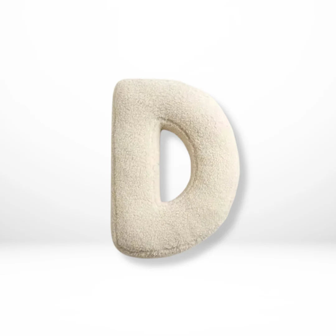 Throw Pillow Velvet Monogram A to Z