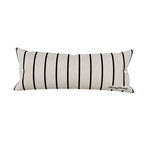 Throw Pillow Velvet Vertical Stripe Removable Cover