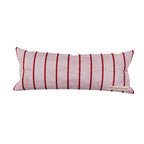 Throw Pillow Velvet Vertical Stripe Removable Cover