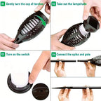 Tiki Torch Lights Solar Flickering Flame Set of 12