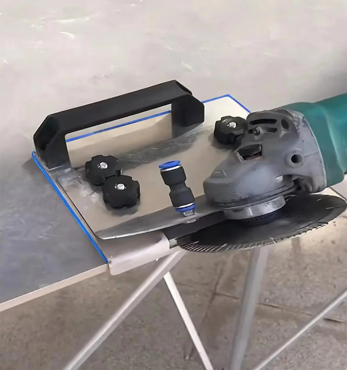 Tile Cutting Holder 45° Bevel Vibration-Free Stainless Steel