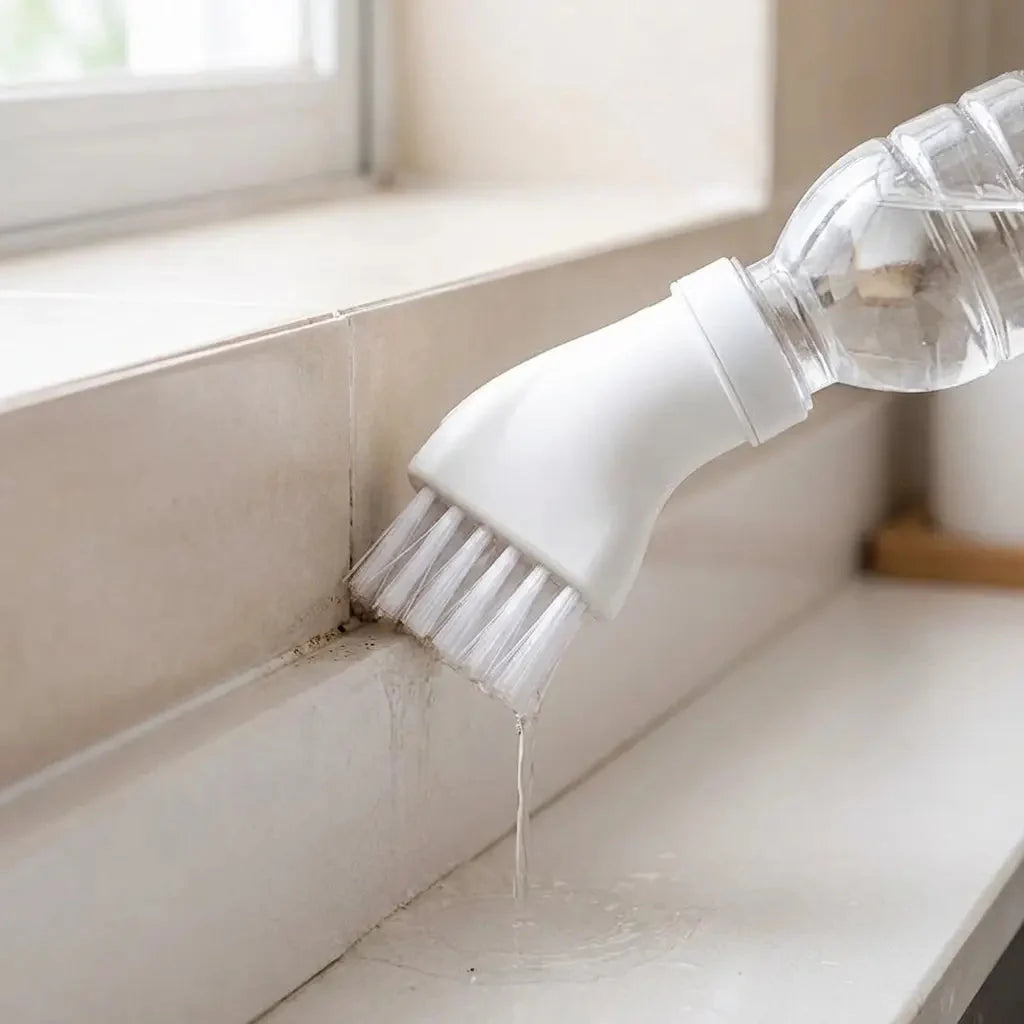 Tile Grout Brush Water Bottle Attachment & Angled Head