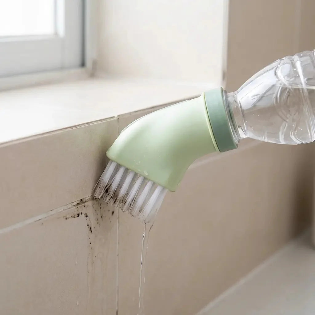 Tile Grout Brush Water Bottle Attachment & Angled Head