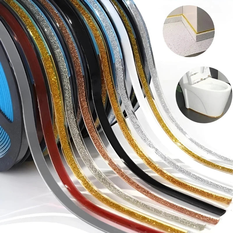 Tile Seal Strip Self-Adhesive Waterproof & Mold-Resistant 6m