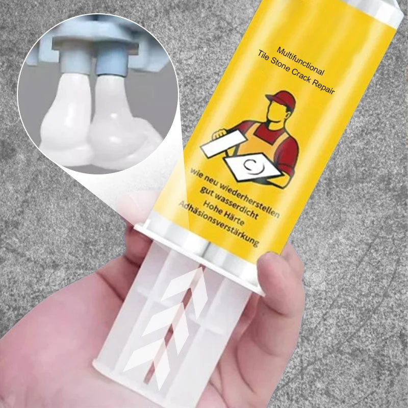 Tile & Stone Repair Kit 6 Mixable Pigments Fast-Drying