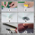 Tile & Stone Repair Kit 6 Mixable Pigments Fast-Drying